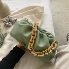 2020 New thick chain cloud bag soft single shoulder crossbody bag handbag for women