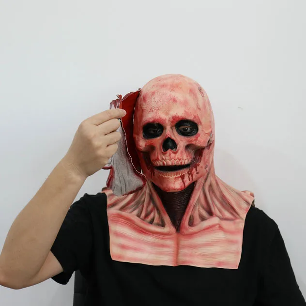 Halloween Horror Scary Custom Latex Realistic Cosplay Novelty High Quality Party Mask