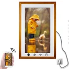 Digital Photo Frame Inch Remote Wooden Casing Smart Wifi Cloud Digital Photo Frame 21.5 Inch Remote Publish Photo