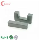 Large Size UI/UU/UF Shape High Frequency Ferrite Power Transformer Core With MnZn Material