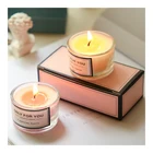 Candles Soy Scented Candle Handmade Natural Private Label Aromatherapy Fruit Scented Soy Wax Candles 90g