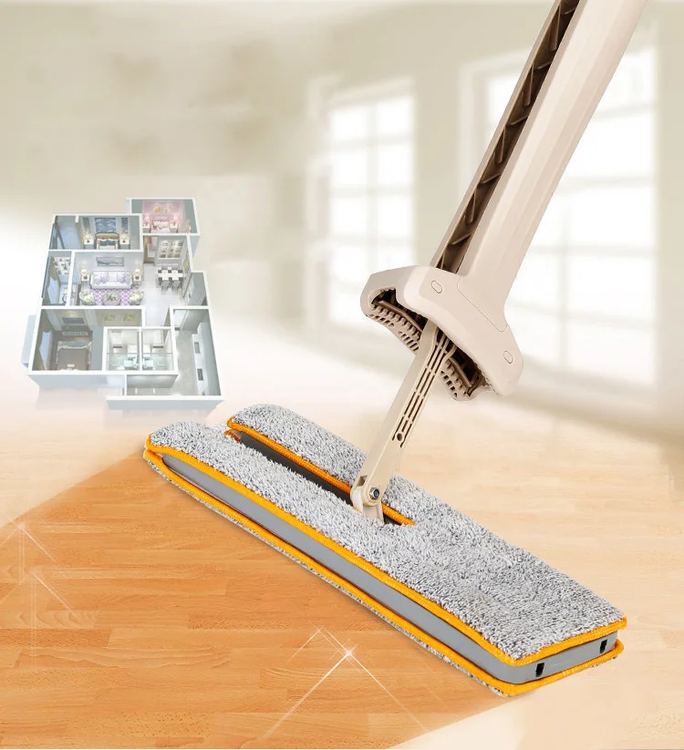 P1206 2020 new experience cleanl iness tool wooden floor large size flat cleaning mop