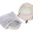 Colorful Soft Waterproof Bamboo Breast Feeding Nursing Pads With Wash Bags