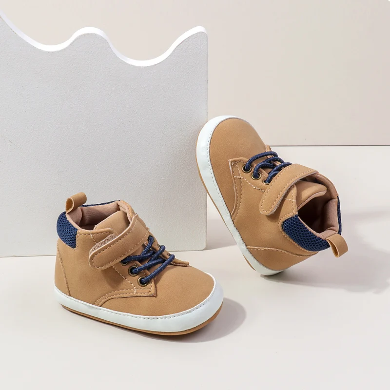 Wholesale Soft Sole Newborn Toddler Baby Shoes for Boys Baby Sneakers Spring Autumn 2024 supplier