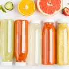 Beverage Juice Bottles 300ml 500ml Pet Plastic Reusabl Disposable Milk Bulk Beverage Juice Bottles With Caps