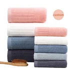 Towel Towels RTS Shower Baht Towel Highly Absorbent 100% Cotton Towel Set Bath Towels
