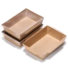 Food Box Wholesale Custom Compartment Food Box /Disposable Corn Starch Food Container