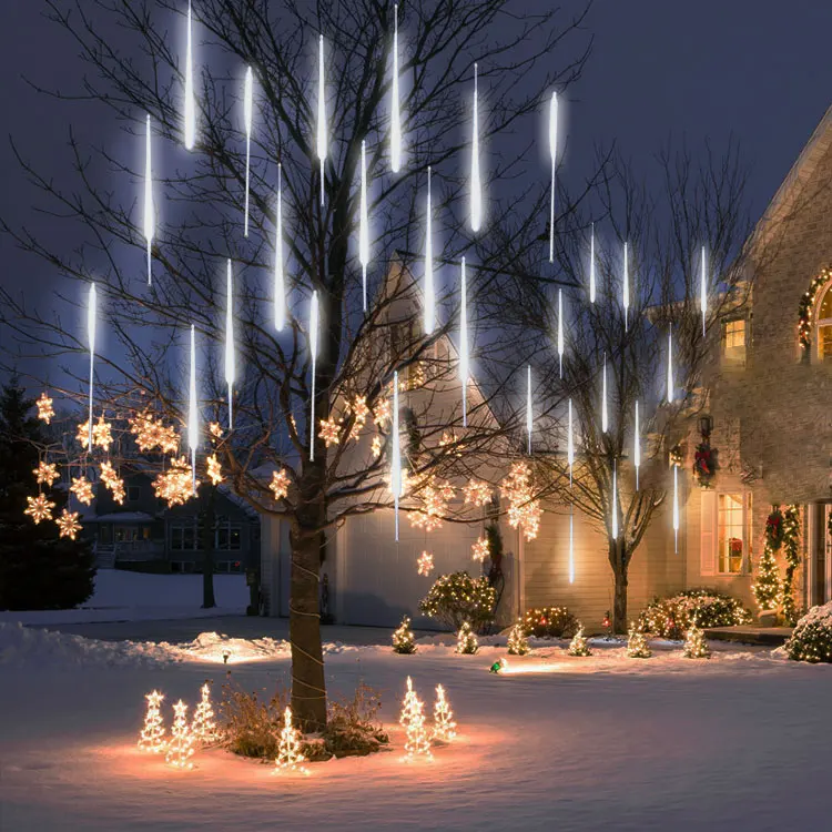 snowfall string lights