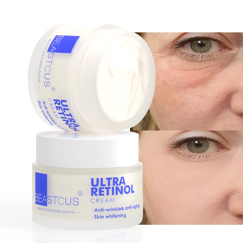 oem视黄醇面霜维生素c黑斑天然有机胶原蛋白保湿视黄醇抗皱霜