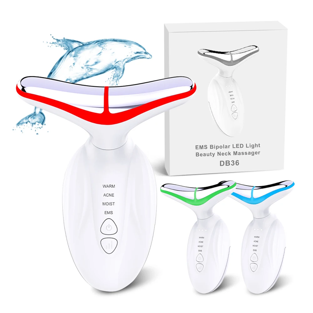 Home Use Beauty Skin Firming Antiaging Device Face Neck Wrinkles Micro Current Lifting Massager