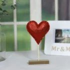 Shaped Favor Party Gifts Factory Leather PU Heart Shaped Tabletop Decoration Party Favor Gifts Supplier