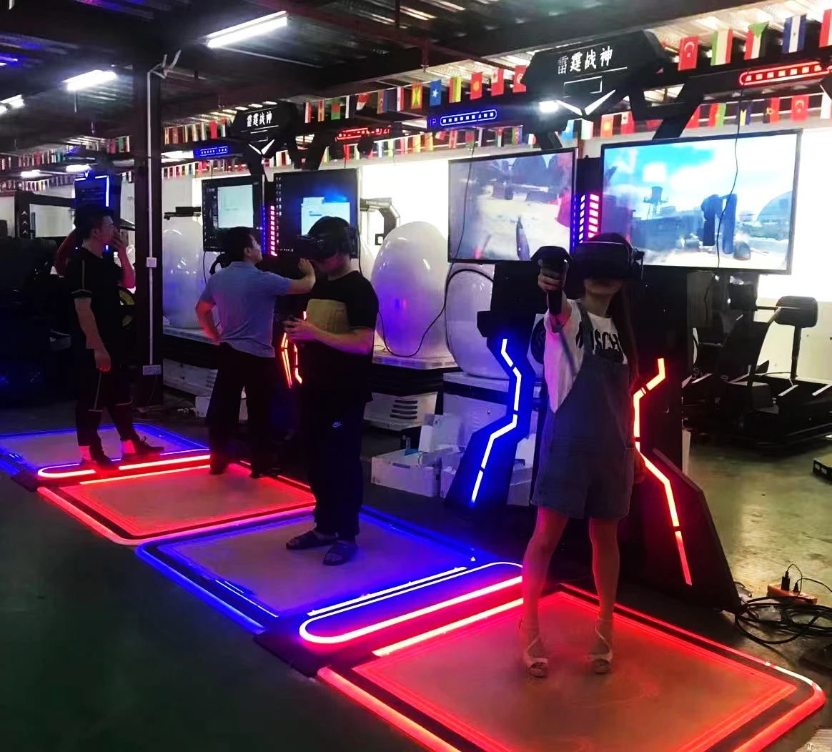 9d Walking Platform Vr Shooting Game Machine Simulator 9d Kat Walk Vr