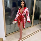 Bathrobe Gift Set Hot Selling Coat Nightclub Printing Luxury Gift Set Cool Comfortable Bathrobe