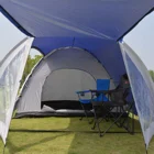 Family 5-6 P Double Layer Bedroom Porch Family Camping Outdoor Tent