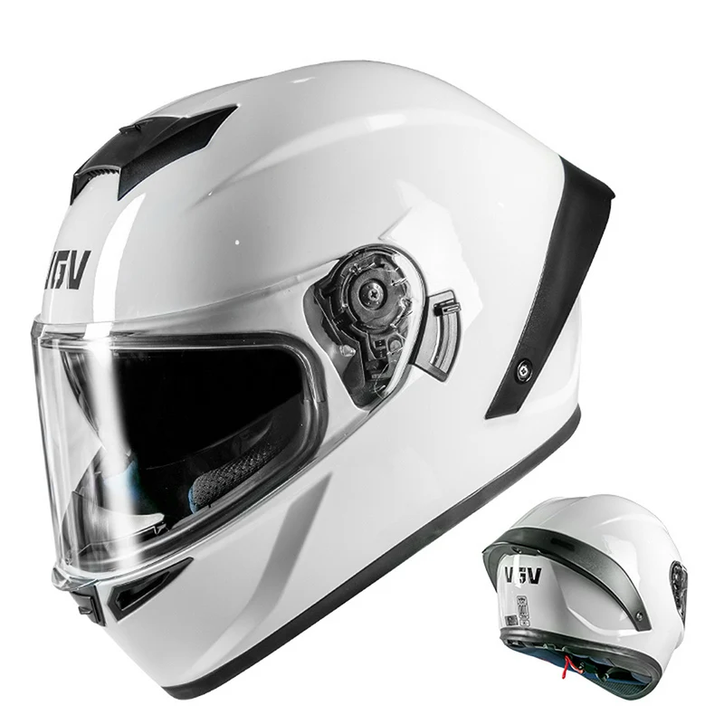 Hot Sale Full Face Motocross Helmet for Men and Women Flip Double Visor Lenses with Multiple Color Options New ABS Material