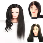 Hair Models Wholesale Mannequin Head With Human Hair Real Hair Salon Manneqain Training Head Models