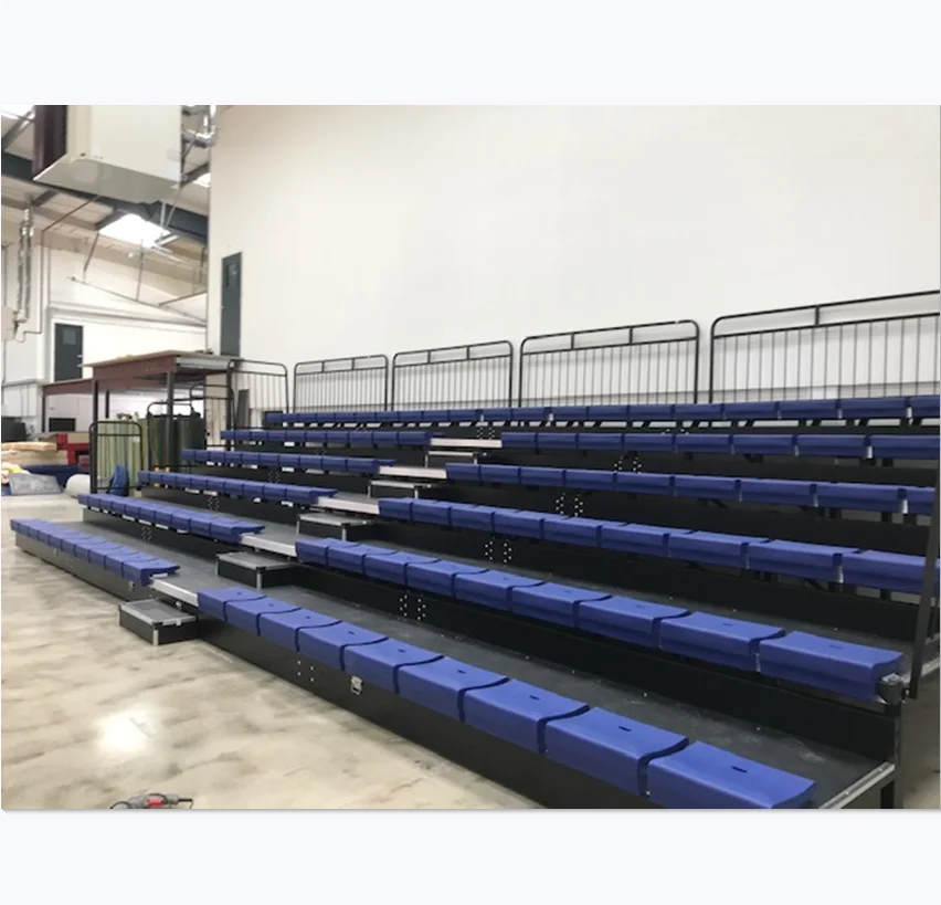 plastic gym bleachers