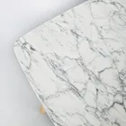 Square Table Hot Selling High Quality Italy Carrara Marble Square Top End Coffee Table