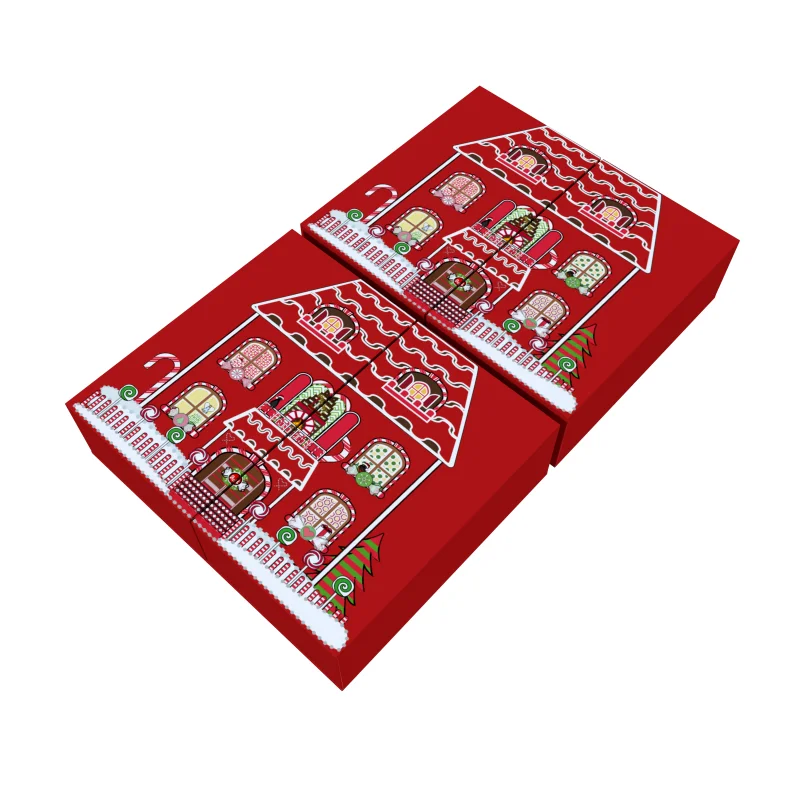 product new trend custom 12 day gift box chocolate tea bag snacks advent calendar boxes trays christmas calendar advent box-3