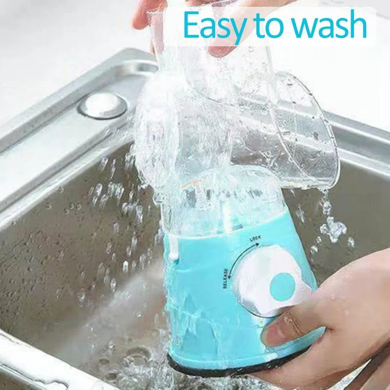 Multifunctional 3 in 1 Spiral Slicer Hand Manual Rotary Cheese Grater Food Slicer Veggie Dicer Vegetable Chopper Cutter