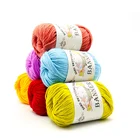 Silk Yarn Dyed 6PLY SILK PROTEIN COTTON YARN CROCHET FOR HANDMADE TEXTILE