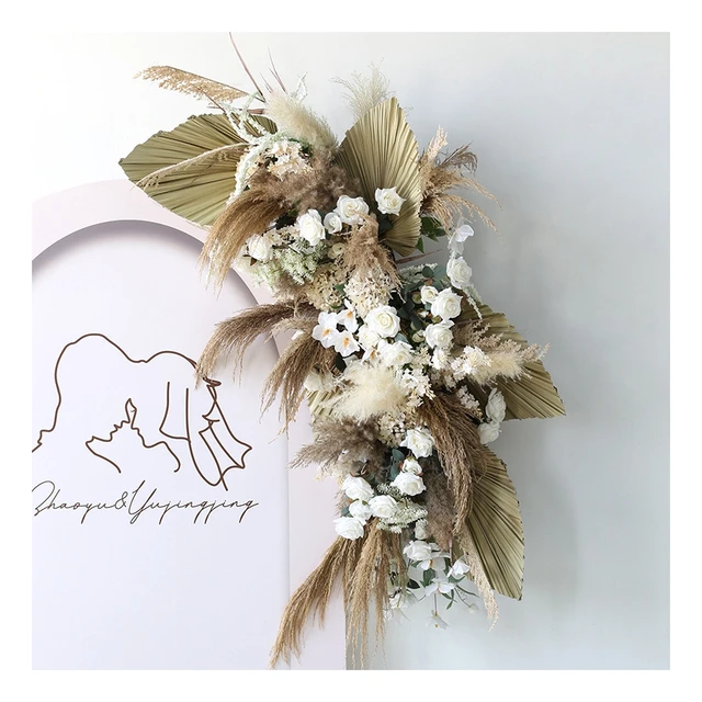 Wedding Decorative Real Natural Dried Pampas Grass Decor Preserved Flowers Plants Pampas Dried Grass Nordic Wind Flower design