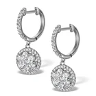 Silver Earrings Silverearrings Custom 925 Sterling Silver Bridal Earrings Jewelry Cubic Zirconia Bridal Earrings