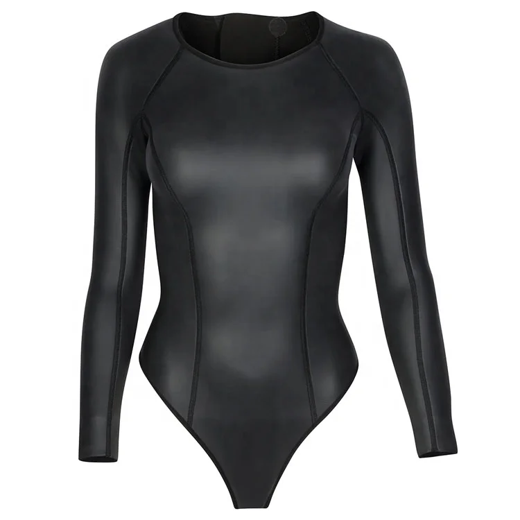 Divestar New Design Long Sleeve Neoprene Freediving Suit Smooth Skin