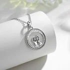 Friend Friends Isunni S925 Sterling Silver Pave Cz Stone Best Womens Friend Necklaces For 2 Friends