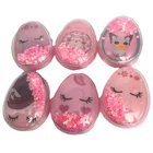 Comb Wholesale Comb Source Factory Transparent Color Egg Plastic Comb Color Smooth Children's Comb Shiny Mini Brush