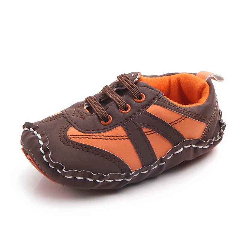 Mixed Color Maze Soles Baby Boys Elastic Hand-stitched Fashion Trend Toddler Shoes supplier