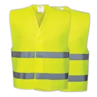 EN20471 Approval Orange Color Polyester Material High-Visibility Jacket