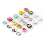 Printed Button Shenzhen Button Printed Cap 5 Prong Open Ring Snap Button For Baby Sweater In Shenzhen