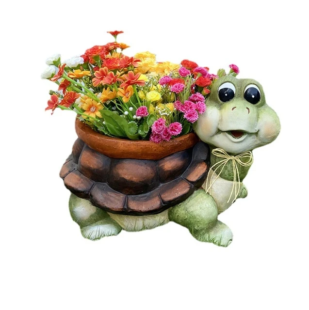 Snail Turtle Frog Garden Decoration Animal Flower Pots Potted Plants Outdoor Courtyard balcony Decorations