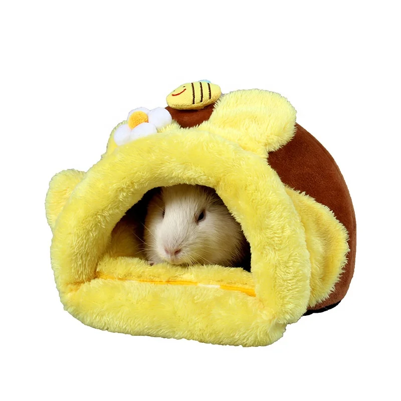 2 Pieces Guinea Pig Hamster Warm Mats Bed Hamster Sleep Pad Squirrel Hedgehog Soft Cushion Rabbit Chinchilla Bed Mat House Nest Green, Blue 