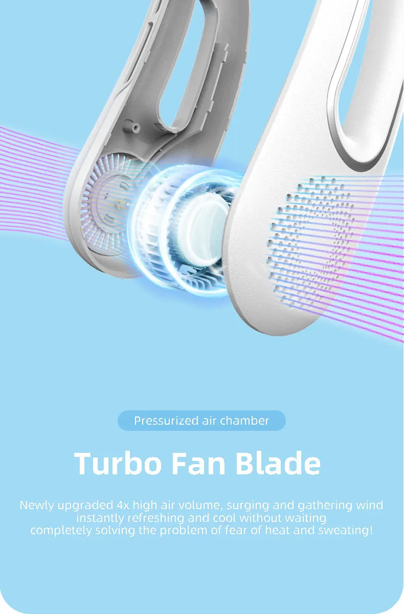 Neck Fan, Brushless, 5 V, Battery - detail 8