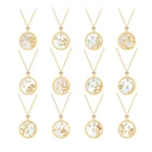925 Necklace 925 Birthday Zodiac Jewelry 925 Silver Latest Horoscope Necklace Designs