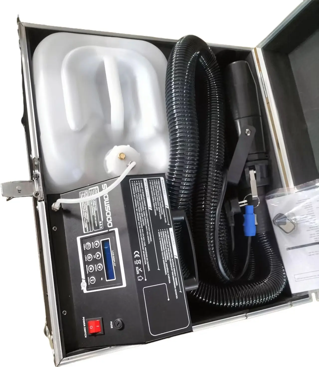 Electric 3500w Weeding Snow Making Machine Outdoor Artificial Snow Flakes for Christmas Halloween Festival Party Stage DMX Stage