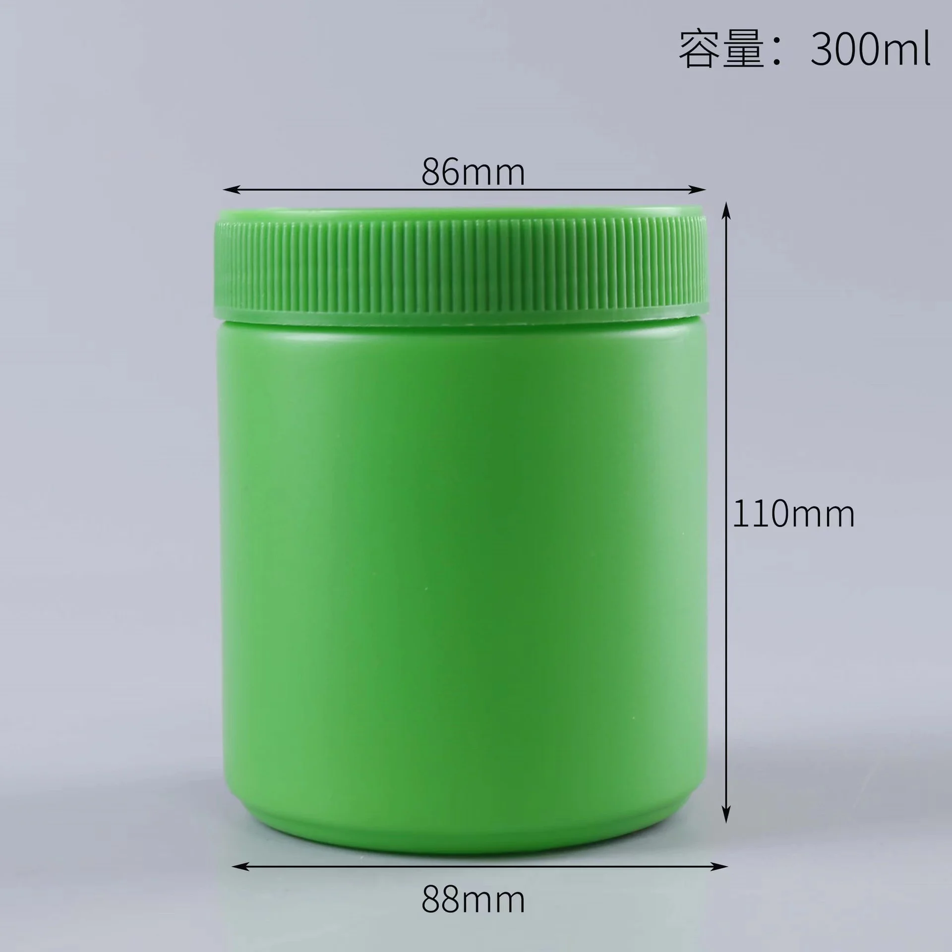 500ml Wide Mouth Round White Hdpe Plastic Bottle With Lid Package