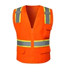 Sports Vest Factory Customized Sports Running Safety Vest High Visibility Safety Belts Reflective Safety Vest