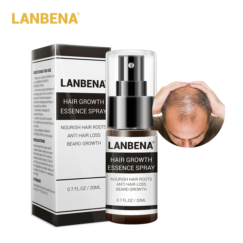 Lanbena Natural Hair Growth Essence Spray For Bald Head - Buy Hair Growth  Spray Oil,Pure 100% Natural Essential Oil Hair Growth Serum Hair Oil,Magic  Hair Spray Product on 