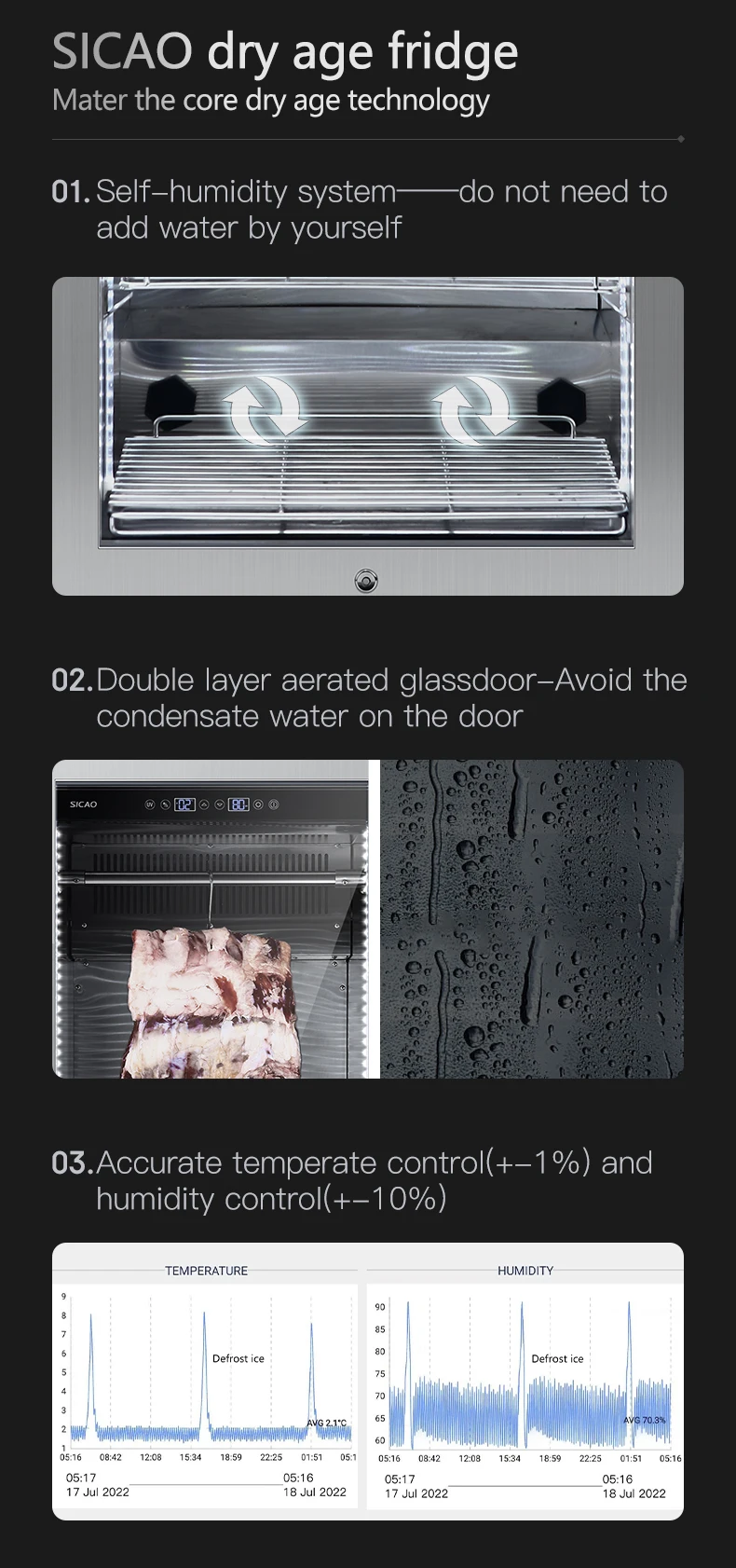 Display Cooler, Stainless, Steel, 154L - detail 14