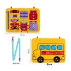 Amazon Hot-selling Children's Education Activities Montessori Education Toddler Busy Board Zipper Felt Busy Board
