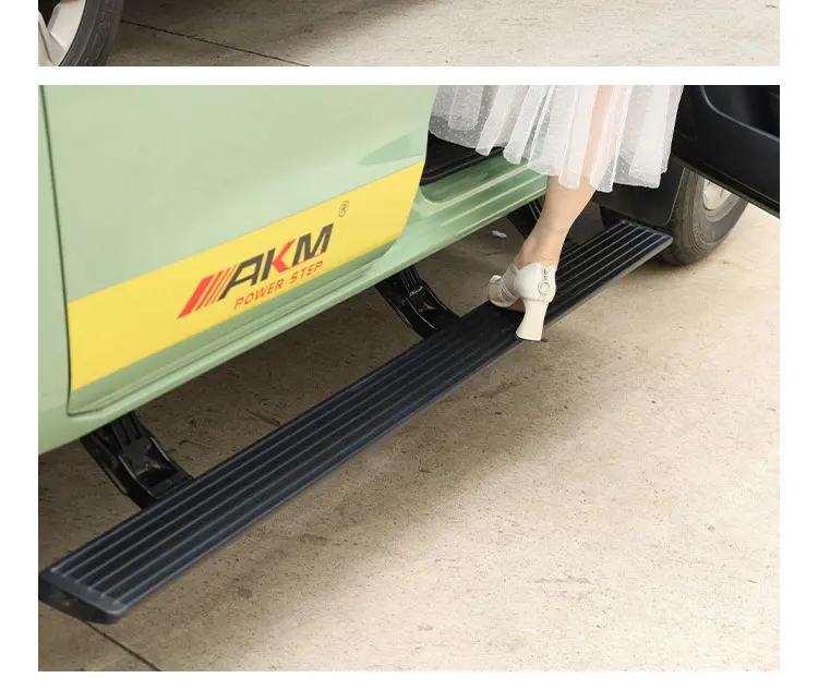 Noble Compangy Manufacture Aluminum Alloy Automatic Electric Side Step for Nissan Navara NP300 Running Boards 2022 details