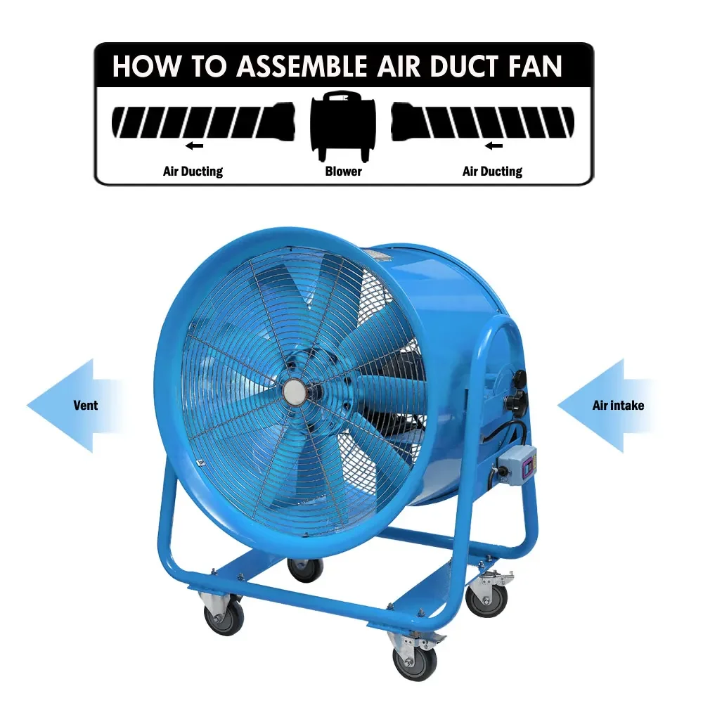 Movable Wheel Industrial Blower, ONEDRY, SHT-50, 500, Axial - detail 4