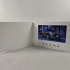 Player Card 7 Inch HD Screen Digital Lcd Brochure Player With Printing For Invitation Video Greeting Card