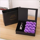 Rose Soap Flower Rose Jewelry Box Valentine's Day Gift