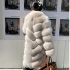 Fur Coat Fur High-end Fur Coat Classic Styles Long Fox Fur Coat Jacket Custom Size Real Fox Fur Coat Long