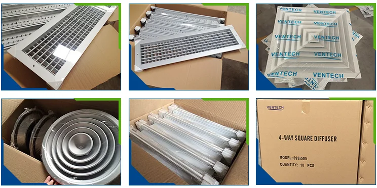 Air Conditioners, VENTECH, Aluminum, Ceiling, 4-Way - detail 34