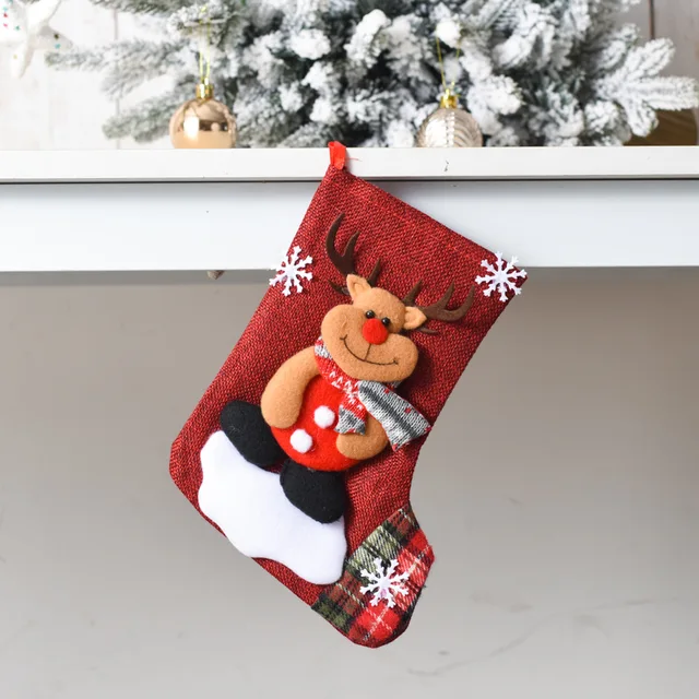 2025 Wholesale Santa Claus socks New Year Greetings Products For Christmas Party Decorations